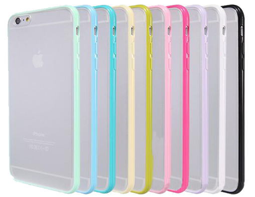 Imagen de Estuche Duro borde de Goma para iPhone 6/6s