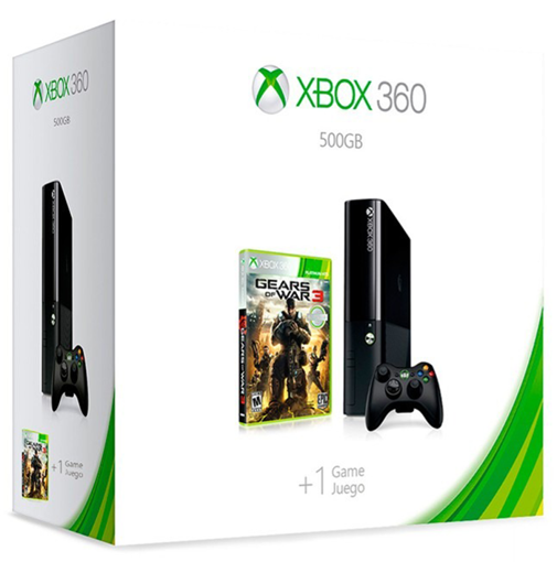 Imagen de XBOX 360 500GB Negro Gears Of War 3 Bundle