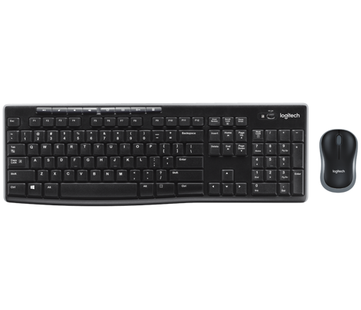 Imagen de Kit Logitech Teclado y Mouse MK270 en Español