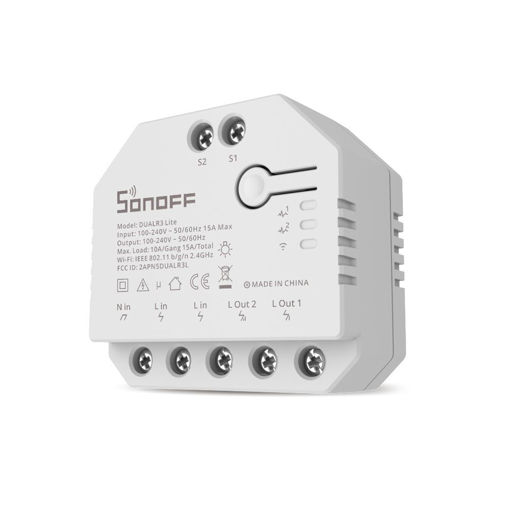 Imagen de Sonoff Dualr3 Lite Interruptor Inteligente Wifi
