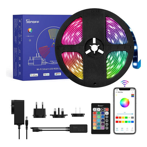 Imagen de Sonoff L2 Lite-5M Cinta LED Inteligente WiFi y BT