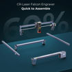 Imagen de Cortadora y Grabadora Láser Creality CR-Laser Falcon 10W
