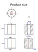 Imagen de Kit 4 Tacos de Silicona Creality para Nivelar Cama