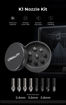 Imagen de Kit Boquillas Creality Alto Flujo K1, K1 Max, CR-M4, Ender-3 V3 KE