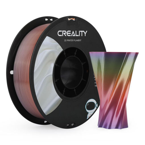 Imagen de Filamento PLA Silk Seda Creality Arcoiris 1kg 1.75mm