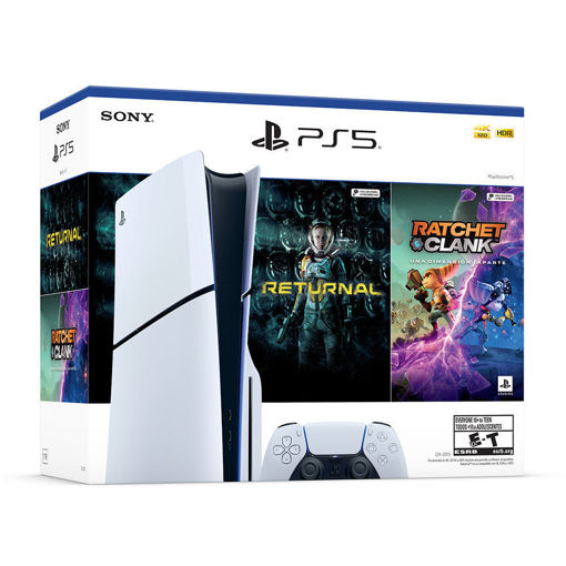 Imagen de Consola PS5 PlayStation 5 con Lectora Sony Slim - Incluye 2 juegos (Returnal + Ratchet & Clank)