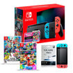 Imagen de Nintendo Switch + Super Smash Bros Ultimate + Vidrio Templado