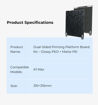 Imagen de Cama Creality Doble Faz Glossy PEO + Matte PEI 310*315mm