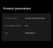 Imagen de Cama Creality PEI Smooth 235*235mm para K1C