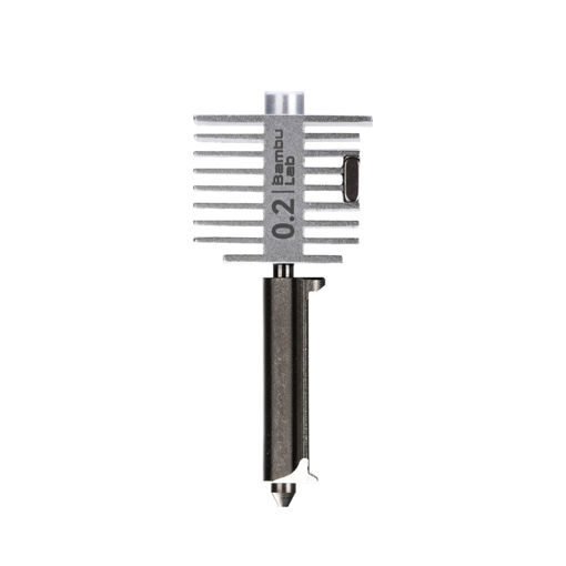 Imagen de Hotend Completo con Boquilla de Acero Inoxidable 0.2mm Bambu Lab A1 Series
