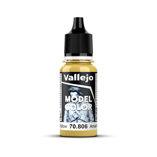 Imagen de Vallejo Pintura Model Color Amarillo Lasur 18 ml.