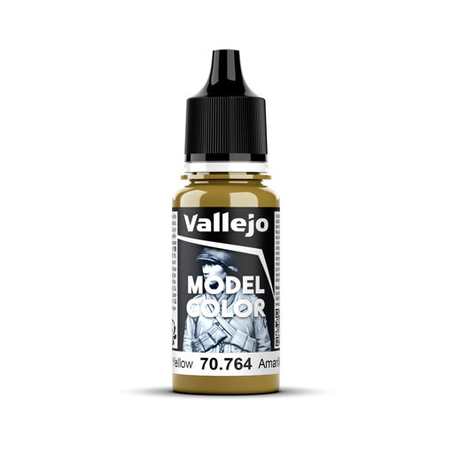 Imagen de Vallejo Pintura Model Color Amarillo Militar 18 ml.
