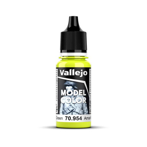 Imagen de Vallejo Pintura Model Color Amarillo Verde 18 ml.