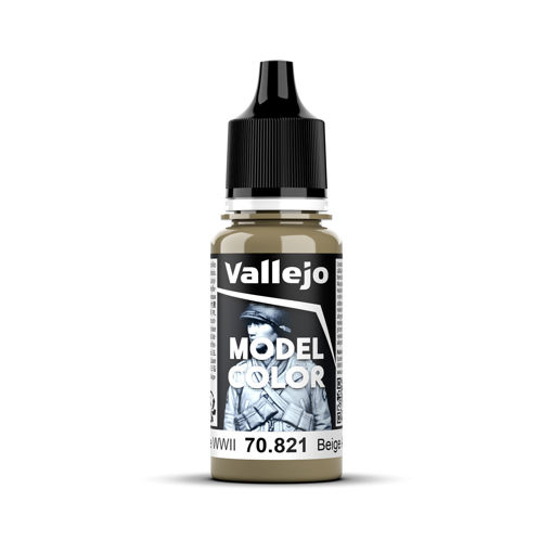Imagen de Vallejo Pintura Model Color Beige Alemán WWII 18 ml.
