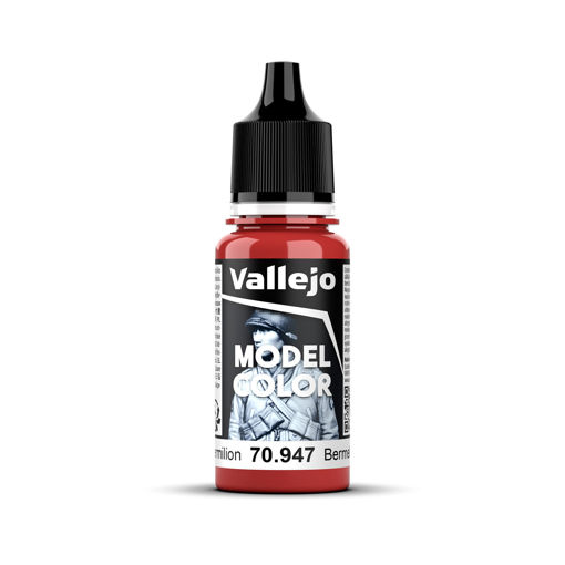 Imagen de Vallejo Pintura Model Color Bermellón Oscuro 18 ml.