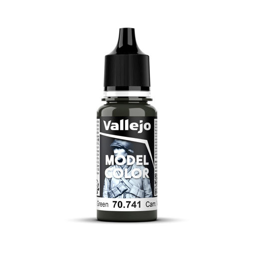 Imagen de Vallejo Pintura Model Color Camuflaje Verde Negro 18 ml.