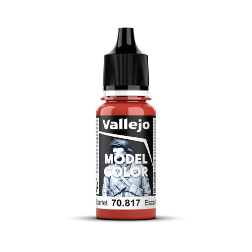 Imagen de Vallejo Pintura Model Color Escarlata 18 ml.