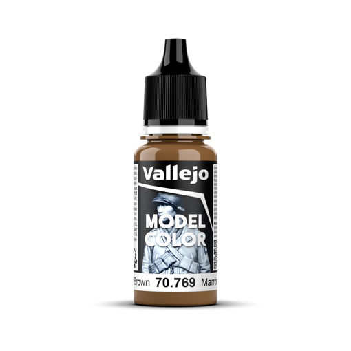 Imagen de Vallejo Pintura Model Color Marrón Mostaza 18 ml.