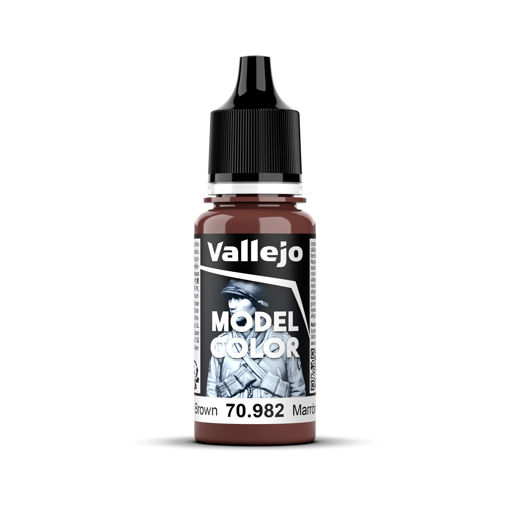 Imagen de Vallejo Pintura Model Color Marrón Rojo 18 ml.