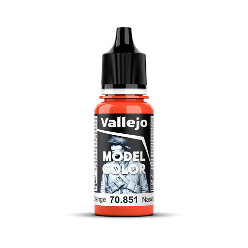Imagen de Vallejo Pintura Model Color Naranja Intenso 18 ml.