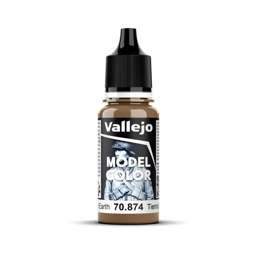 Imagen de Vallejo Pintura Model Color Tierra Oscura 18 ml.