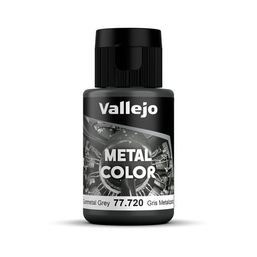 Imagen de Vallejo Pintura Metal Color Gris Metalizado 32 ml