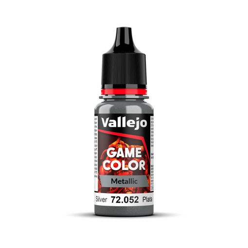 Imagen de Vallejo Pintura Game Color Metallic Plata 18 ml