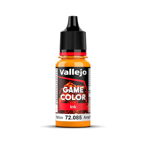 Imagen de Vallejo Pintura Game Color Ink Amarillo 18 ml