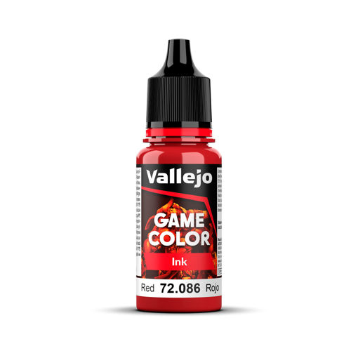 Imagen de Vallejo Pintura Game Color Ink Rojo 18 ml