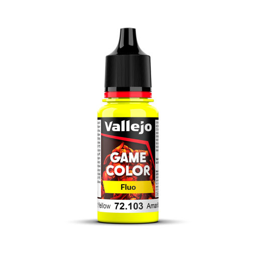 Imagen de Vallejo Pintura Game Color Fluo Amarillo Fluorescente 18 ml