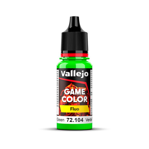 Imagen de Vallejo Pintura Game Color Fluo Verde Fluorescente 18 ml