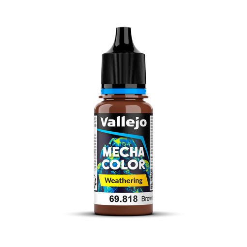 Imagen de Vallejo Pintura Mecha Color Brown Eng. Soot (Matt) 17 ml
