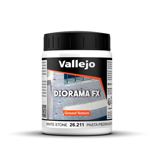 Imagen de Vallejo Diorama Effects Pasta Piedra Blanca 200 ml