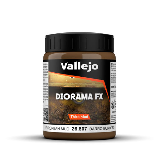 Imagen de Vallejo Diorama Effects Barro Europeo Denso 200 ml