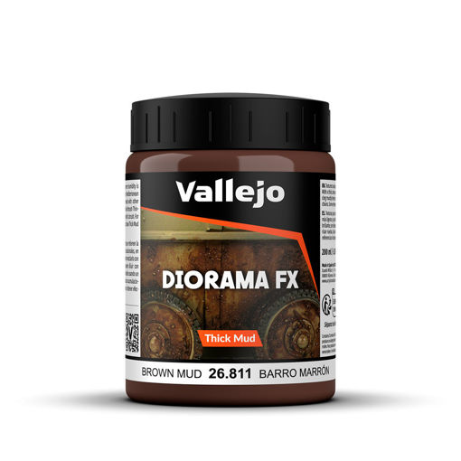 Imagen de Vallejo Diorama Effects Barro Marrón Denso 200 ml