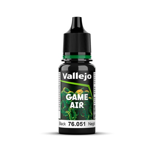 Imagen de Vallejo Pintura Game Air Negro 18 ml