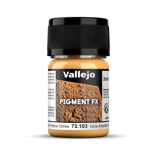 Imagen de Vallejo Pigments FX Ocre Amarillo Oscuro 35 ml