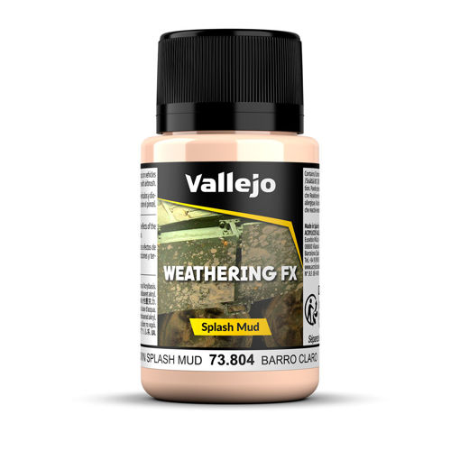 Imagen de Vallejo Weathering FX Salpicaduras Barro Claro 40 ml