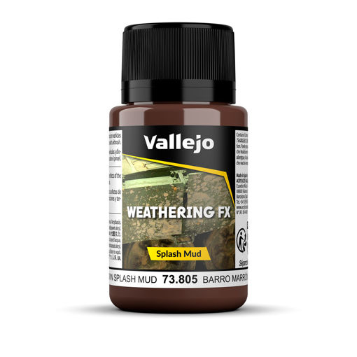 Imagen de Vallejo Weathering FX Salpicaduras Barro Marrón 40 ml