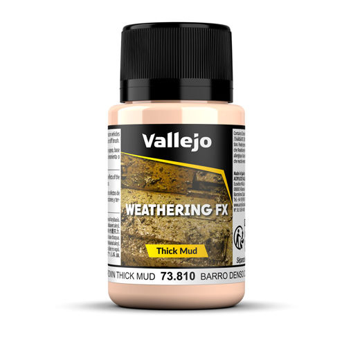 Imagen de Vallejo Weathering FX Barro Claro Denso 40 ml