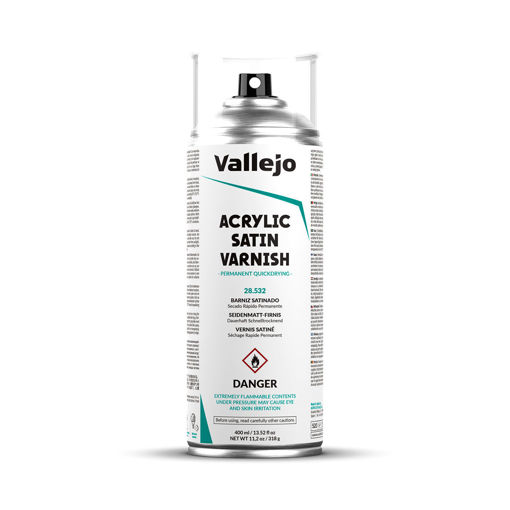 Imagen de Vallejo Aerosol Barniz Satinado 400 ml
