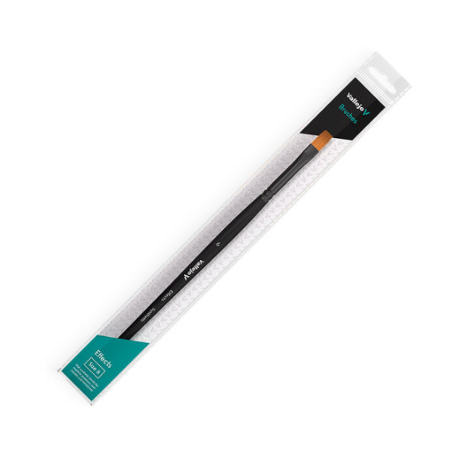 Imagen de Vallejo Pincel Rectangular Sintético No. 6