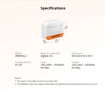 Imagen de Sonoff ZBMINI-L2 Zigbee Interruptor Entrada Un Polo (2 un.)