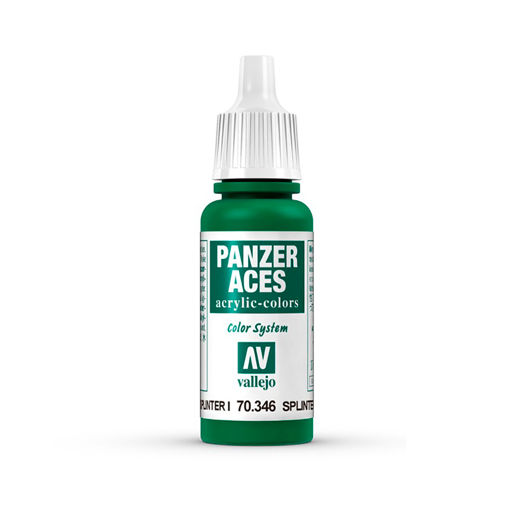 Imagen de Vallejo Pintura Panzer Aces Manchas Splinter I 17ml