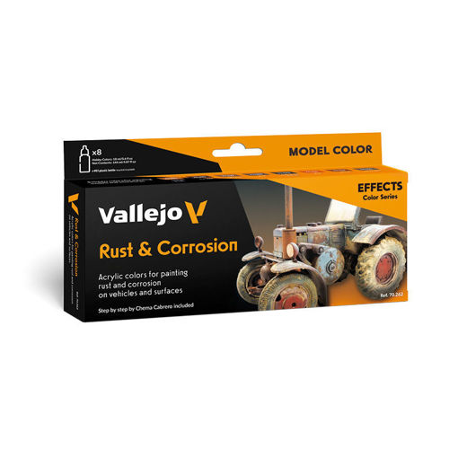 Imagen de Vallejo Pinturas Effects Set Rust & Corrosion (8 x 18 ml)