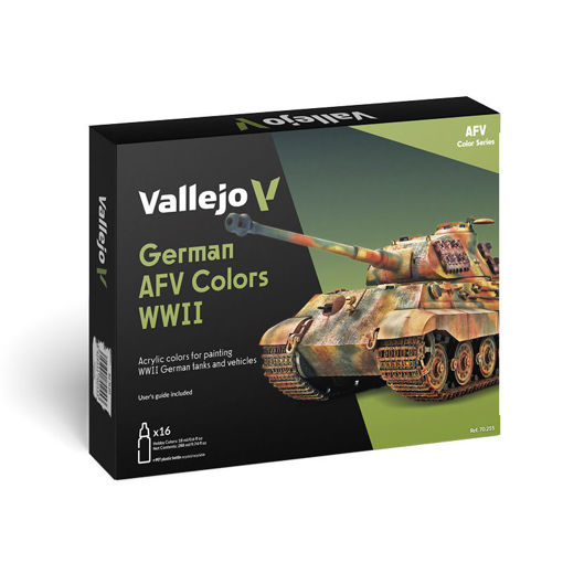 Imagen de Vallejo Pinturas AFV Set German AFV Colors WWII (16 x 18 ml)