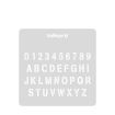 Imagen de Vallejo Stencils Alfabeto de Estampación 125 x 125 mm