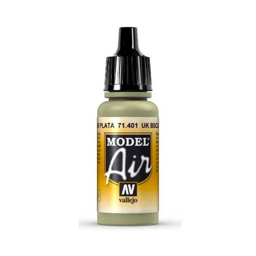 Imagen de Vallejo Pintura Model Air UK BSC28 Gris Plata 17 ml