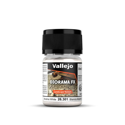 Imagen de Vallejo Diorama Effects Blanco Alcalino 0,5-1,0 mm 35 ml