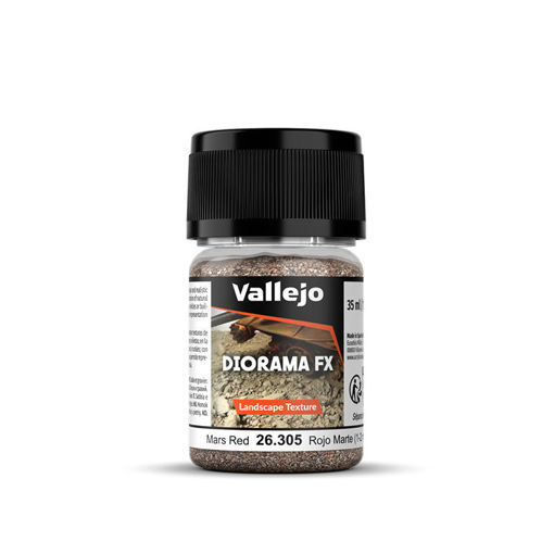 Imagen de Vallejo Diorama Effects Rojo Marte 1-2 mm 35 ml